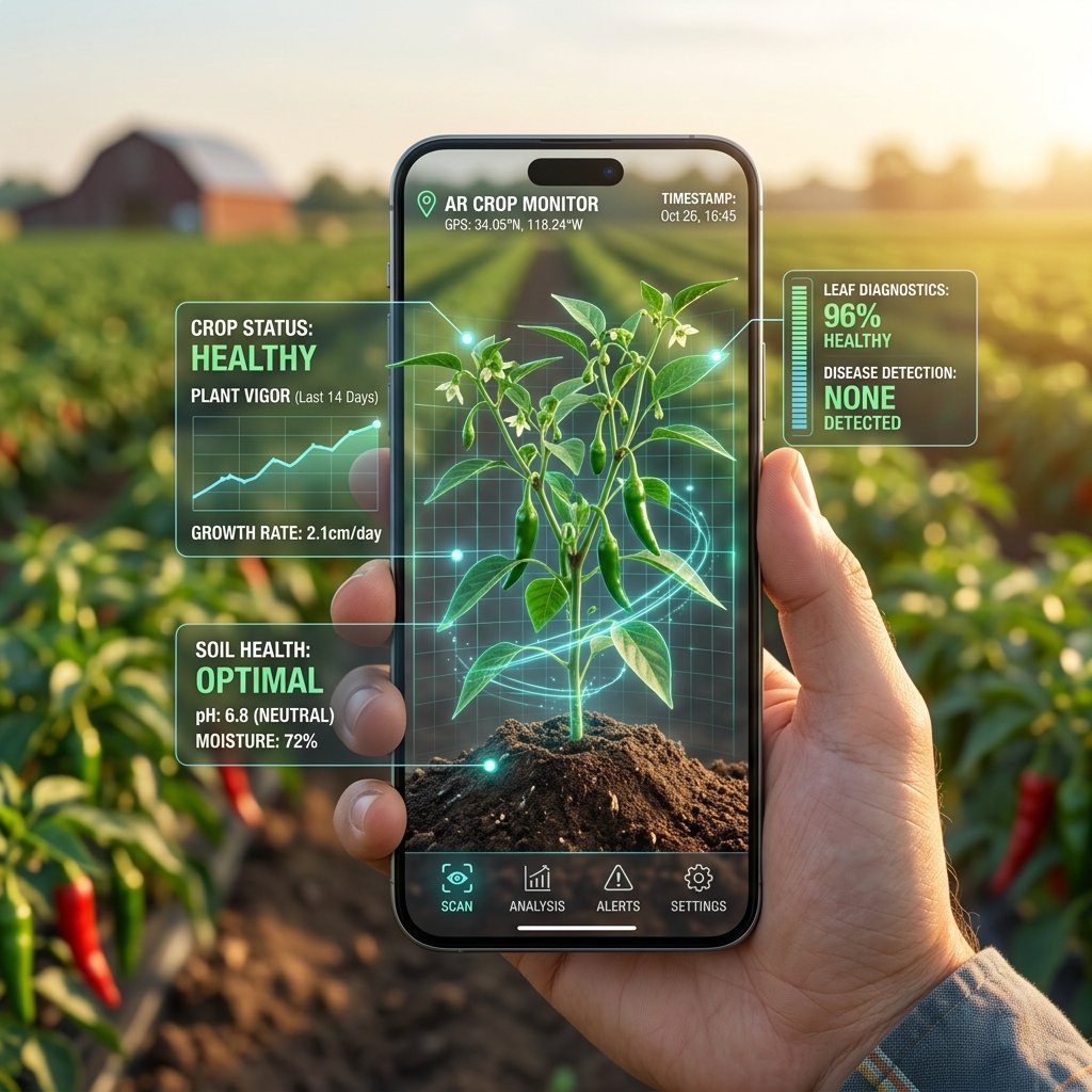 Plant AR Crop Simulation